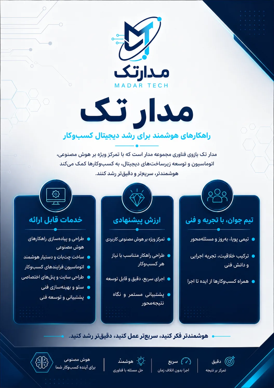 معرفی خدمات فناوری مدار تک